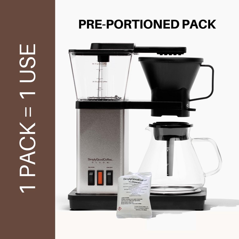 Simply Good Coffee Descaler. Descaling Solution for Coffee Maker. Universal