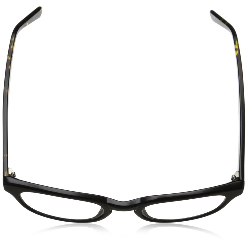 A.J. Morgan Requiem 2.50 Rectangular Reading Glasses, Black & Tortoise,