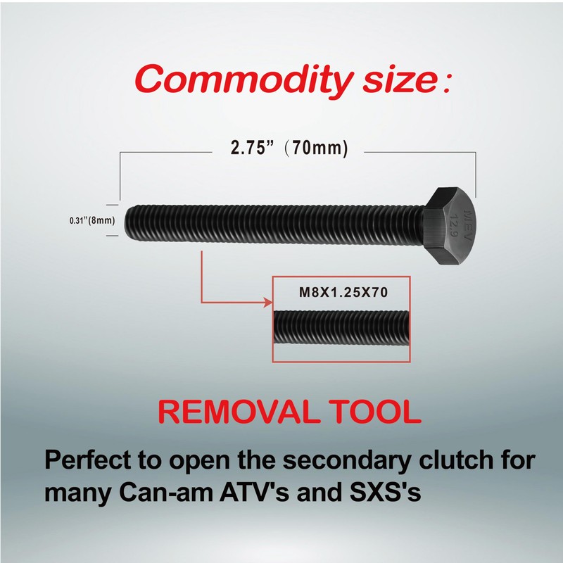 Primary & Secondary Drive Clutch Puller Tool for Can Am