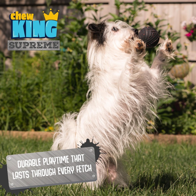 Chew King by Mammoth Supreme Dog Toy Collection, Small 2.5"