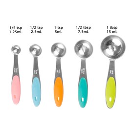 Classic Cuisine Measuring Spoons Set, Normal, Stainless Steel,82-KIT1038