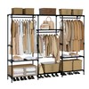 CASAMAYA Clothes Rack, Portable Closet, 81.1 Inch Extra Large Capacity