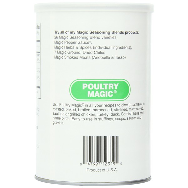Chef Paul Poultry Magic Seasoning, 24-Ounce Canisters (Pack of 2)