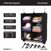 ClosetMaid 6-Shelf Fabric Hanging Closet Organizer with Garment Rod for
