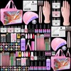 Nail Kit for Beginners with Everything in a Pink Gift