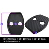 BRIGHTZ Vanguard 33 38 Carbon Style Door Striker Cover 1PC