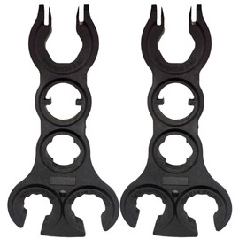 NHQZ Pack of 2 Solar Wrenches, MC4 Tool for Solar Panel Cable, PV System Wire and Connector, Quick Plug and Socket Separator Tool, AB