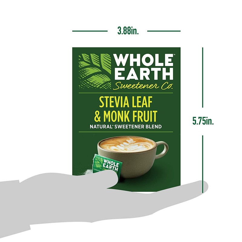 Whole Earth Sweetener, Nature Sweet Stevia and Monk Fruit Blend,