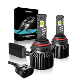 StoneBanks 9005 HB3 H10 Bombillas LED para Faros Delanteros, Kit de Conversión 900% Súper Brillante 32000LM,Blanco Frío 6500 K, Luz Baja y Alta, Focos Luces Antiniebla, 2 Unidades