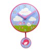London Clock Birds Childrens Wall Clock, Multi, 38 x 25