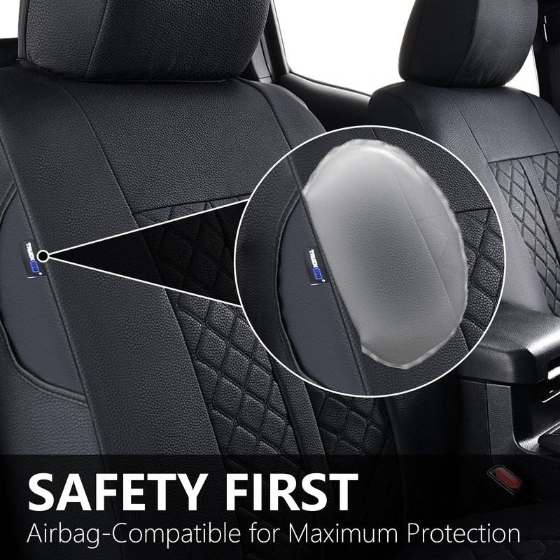 Truckiipa 2 Front Tacoma Seat Covers Leather Car Seat Covers