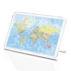 Classic Rectangle Magnet with Stand - World Map Globe Earth