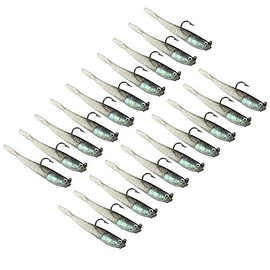 VGEBY - 10 anzuelos de pesca con cabeza de plomo, 75 mm, con anzuelo afilado Cebo Para Peces Señuelos De Pesca Para Atun Jig Head