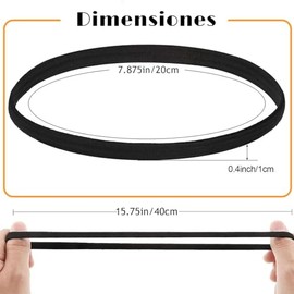 Mythya Diademas Deportivas 8 Piezas, Bandas Elásticas para la Cabeza 5 Piezas Ancho de Absorber Sudor y 3 Piezas Estrecha de Antideslizante, Bandas De