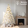 cshare White Christmas Tree Lights, White Wire 400LED Christmas Lights