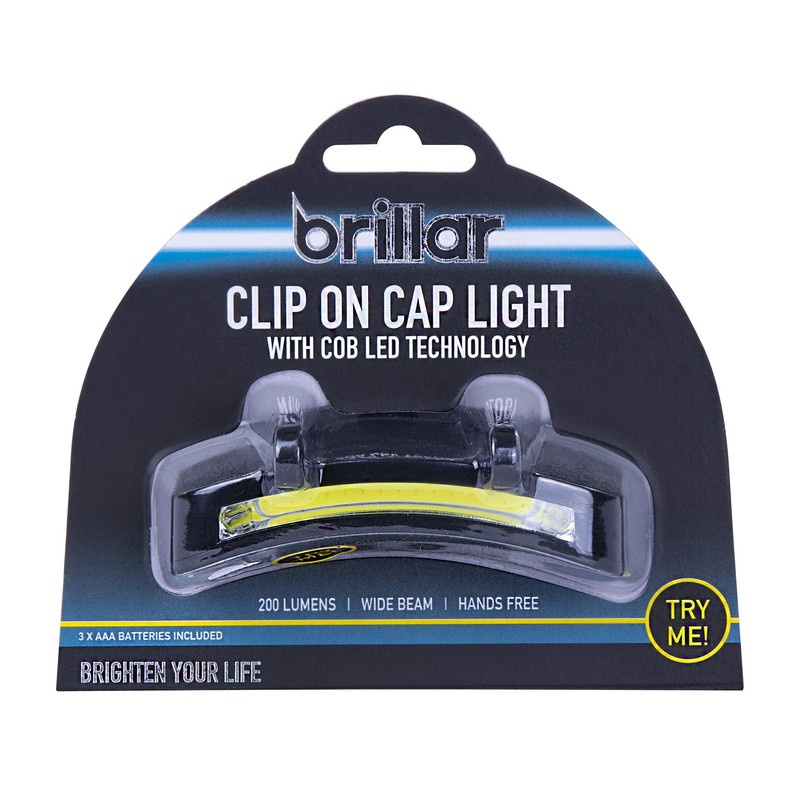 Brillar Cob Led Technology Clip on Cap Light