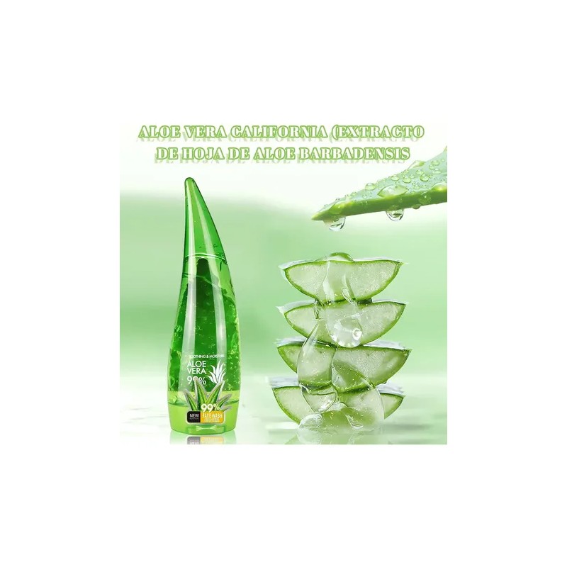 2pcs Gel Aloe Vera Anti-manchas Anti-acne Vitamina E Hidrata