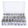 70-Piece Stainless Steel Worm Gear Hose Clamp Assortment, 6-29 mm