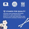 Q-tips Hisopos de algodón para higiene y cuidado de la