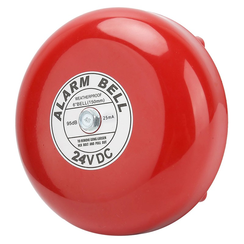 6 Inches Carbon Steel Internal Strike Type Electric Bell 95db