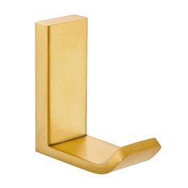 Suyar Bath Towel Hook Brushed Gold, SUS304 Stainless Steel Kitchen Bathroom Coat Robe Hanger, Heavy Duty Wall Hook for Garage Cabinet Closet