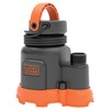 Black+Decker 1/6 HP Submersible Water/Utility Pump, Pumps up to 2000