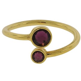 Alex and Ani Women's Birth Month Ring Wrap February, 14kt Gold Plated