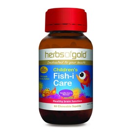Herbs of Gold Children's Fish-i Care 60 Chewable Capsules