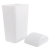 Zerdyne cubeta de basura de plástico con tapa, 1 paquete