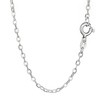 NKlaus Women's Anchor Chain Necklace 925 Silver (38 cm -