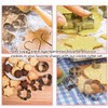 Cookie Cutter,12 PCS Heart Star Circle Flower Shaped Stainless Steel