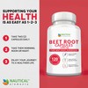 Beet Root Capsules - 1200mg Per Serving - 120 Beet
