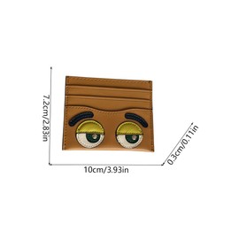 Leheybia 1 Pcs Slim Wallet for Women Card Holder Wallet for Women Card Holder Card Holder Mini Wallet Card Wallets for Women（Khaki）