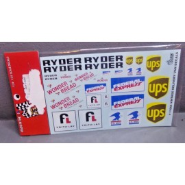 Gofer Racing VINTAGE DELIVERY VAN 1:24 1:25 GOFER RACING DECALS CAR RYDER UPS  11066