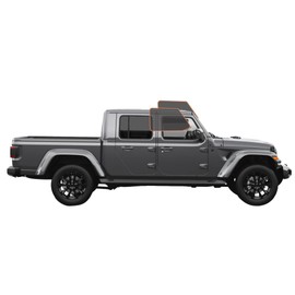 DIY-MotoShield Pro Premium Professional 1.5Mil Precut Carbon Window Tint Film for 2020-2021 Jeep Gladiator 4 Door Hard Top — (Front Driver/Passenger 35%)