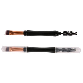 Outanaya 2pcs Dual Purpose Makeup Brush Eyelash Combs and Makeup Tools for Women Durable and Safe Cosmetic Brushes with Smooth Handles for Comfortable Use