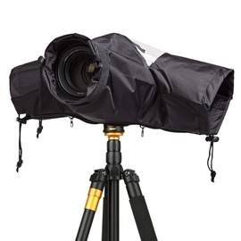 HIUOUIH Camera Rain Cover Portable Rain Cover Waterproof and Dustproof Rain Cover for Digital SLR Cameras with a Lens up to 22 cm Length