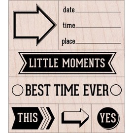 Hero Arts Little Moments Woodblock Stamp Set