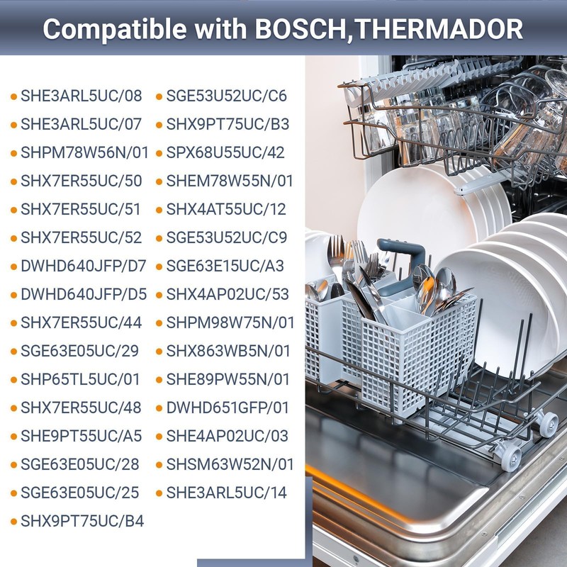 2PCS 645038 Dishwasher Filter for Bosch Thermador, Dishwasher Filter Replacement