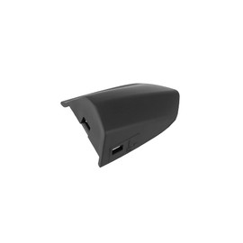 VekAuto Door Lock Trim Cover Cap Front Driver Left Door Handle Cover Fit for Ford for Mustang 2015-2020 Dark Gray FR3Z-63218A15-AA Auto Accessories