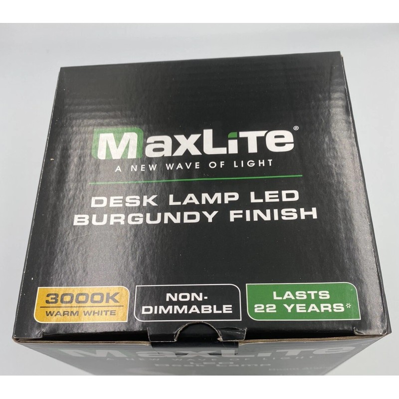 MAXLITE LED DESK LAMP 3.5W 220 LUMENS 25,000 LIFE IN
