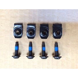 8 pc Kit Bumper End Cap Torx Screws and U-Nuts Fits All 1997 to 2006 Jeep Wrangler TJ