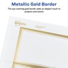 Avery Postcards with Metallic Gold Borders, 3-15/16" x 5-3/16", 40