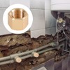 16pcs Brass Pipe Cap with 16 Rubber Gasket Seal Ring,