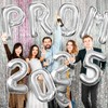 Prom Balloons 2025 Banner Sliver 40 inch Mylar Prom Letter