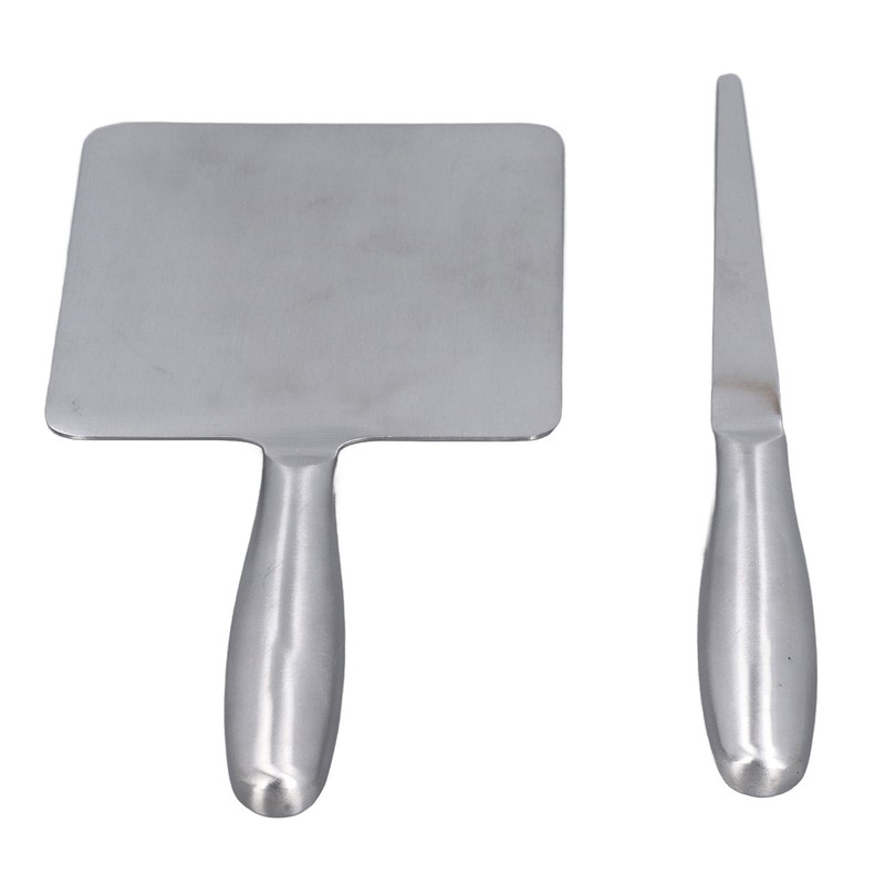 Food Scraper with Picking Stick Stainless Steel Dough Scraper Multipurpose