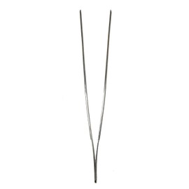 Komodo Feeding Tongs Straight,Silver, 25 Cm