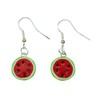 Miniblings Earrings Half Choke Halved Fruit Watermelon Cantaloupe Watermelon