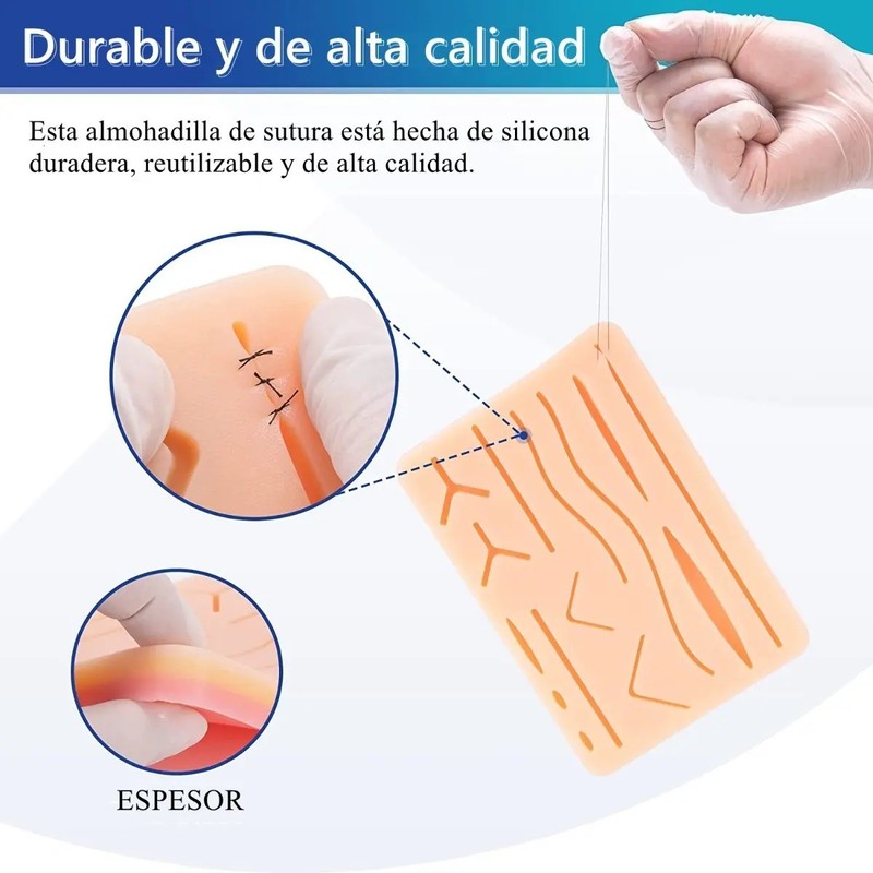 Kit De Práctica De Suturas Modelos Anatómicos Para Estudiant