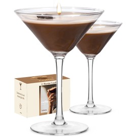 Vaiheng 2 Pack Martini Coffee Candles Gifts for Women, Scented Candles Unique Gifts for Women,Funny Cute Cool Cereal Soy Wax Candles for Home, Bedroom,Coffee Bar Scented for Christmas, Birthday